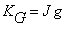 K[G] = J*g